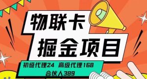物联卡掘金项目介绍-云顶工作室—自媒体博客,关注精准流量获取及转化率提升!
